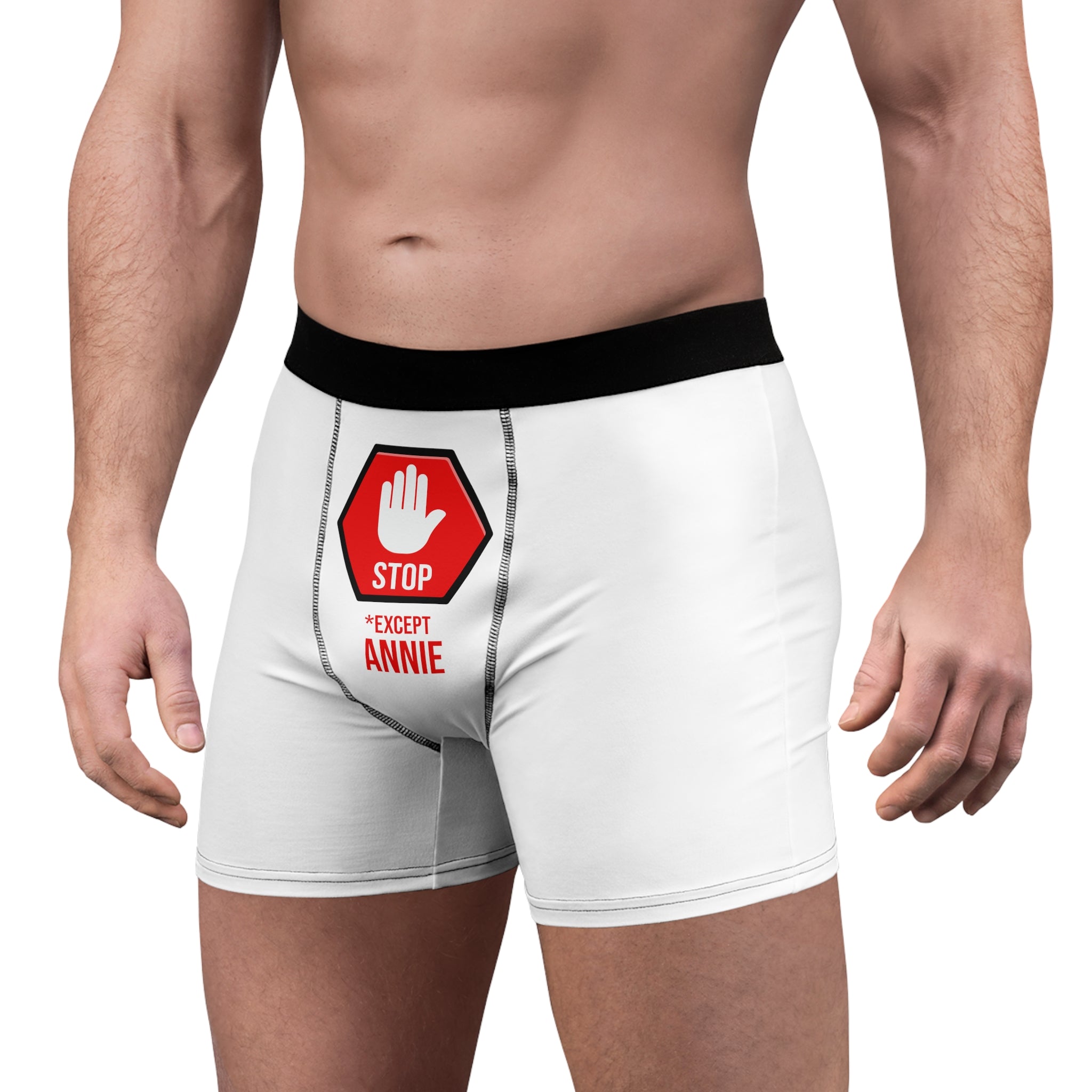 Caleçons Boxeurs Personnalisés Épicés Pour Hommes Avec Prénom
