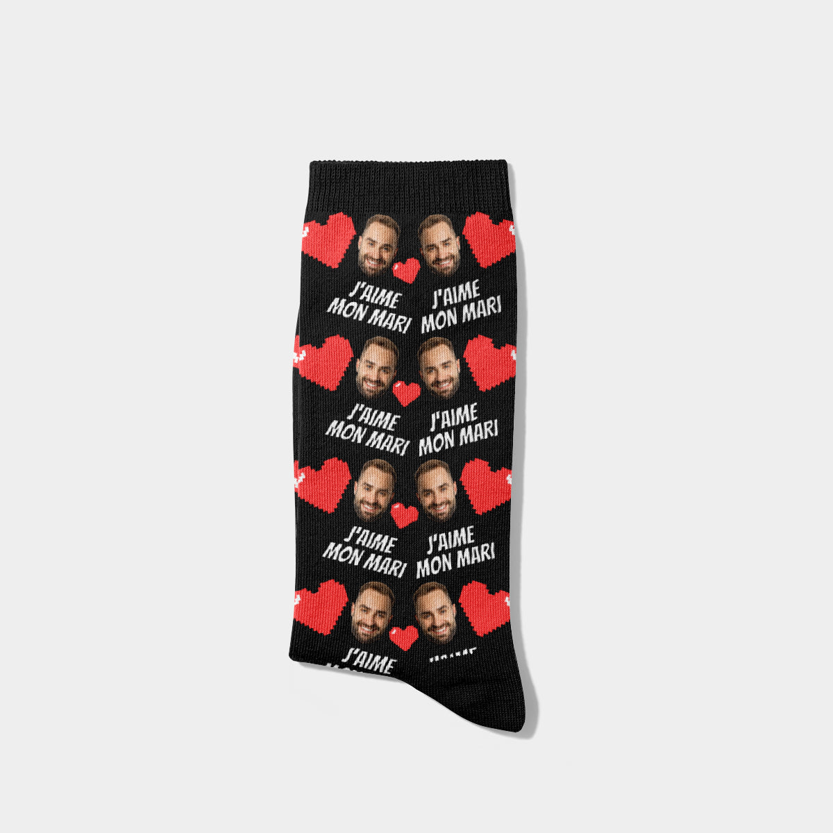 Chaussettes Personnalisées Visage Mari