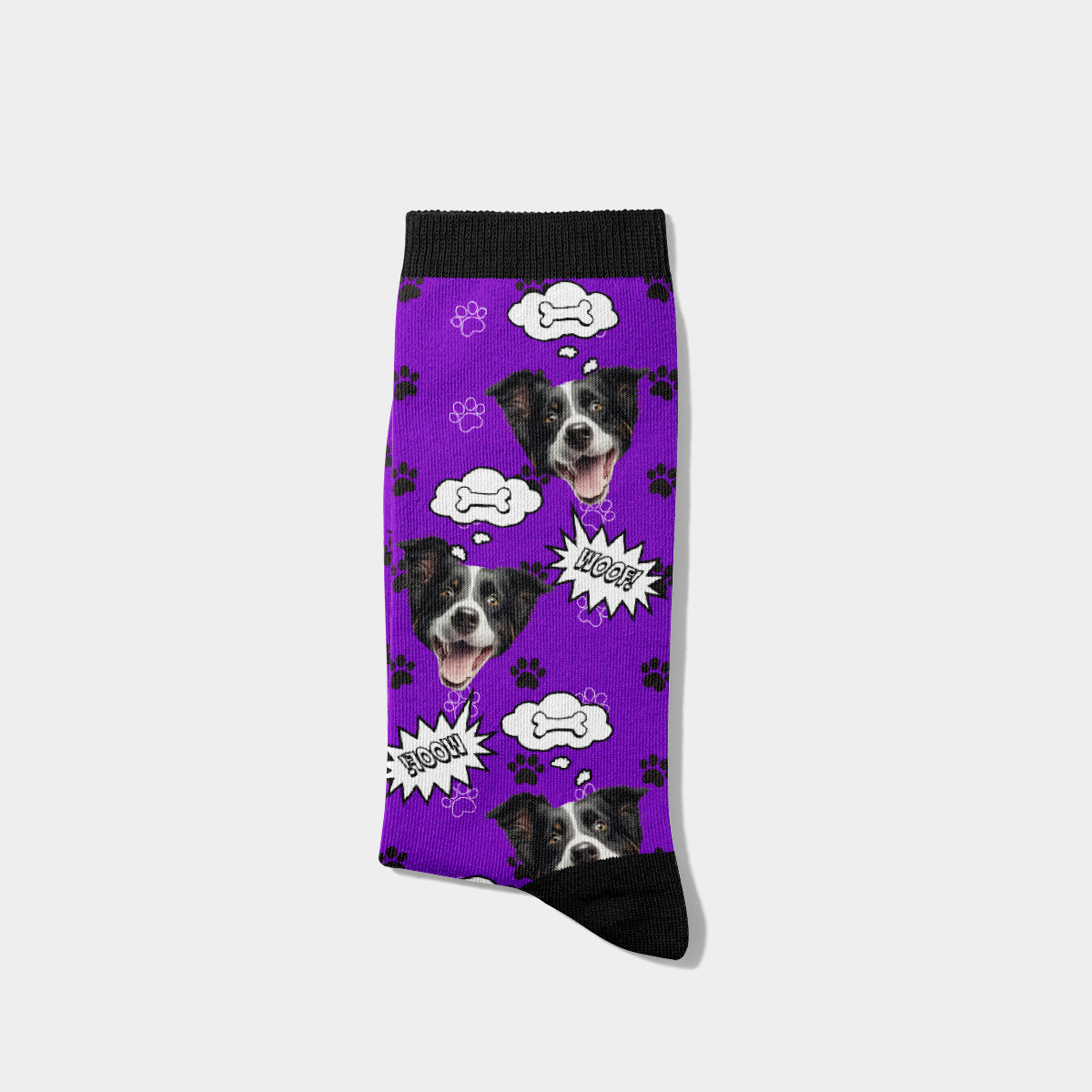 Chaussettes Personnalisées Chien Visage