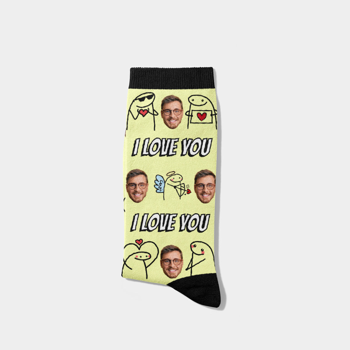 Chaussettes Personnalisées Je t&