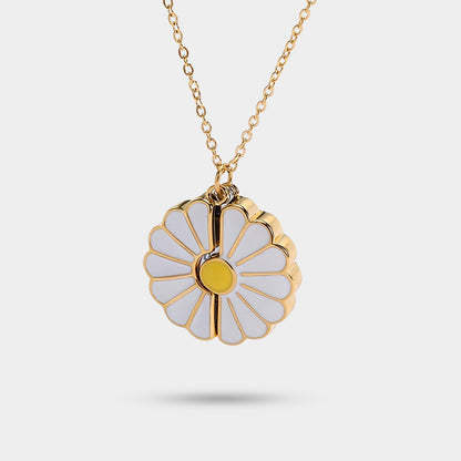 Collier Personnalisé Fleurs avec Nom