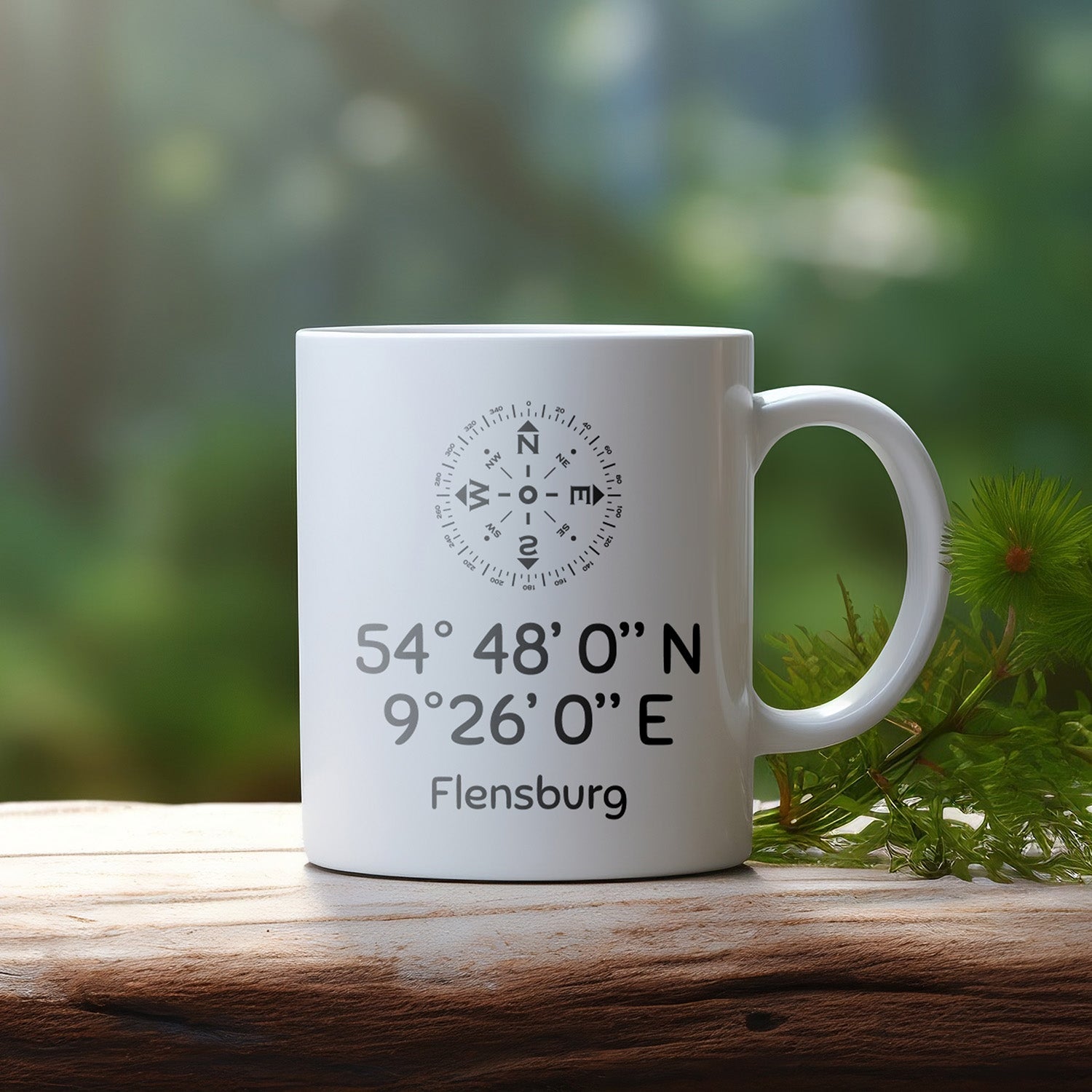 Mug Personnalisé Coordonnées