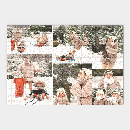 Puzzle Personnalisé Collage Photo Grille