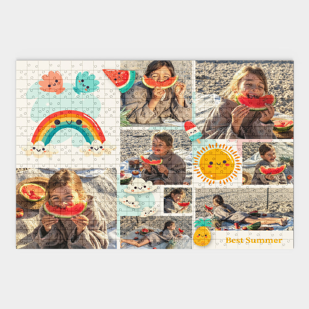 Puzzle Personnalisé Collage Photo Enfants