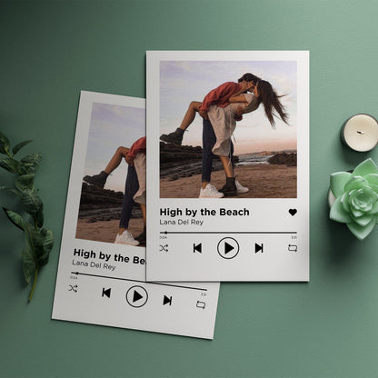 Affiche Personnalisée Musique Chanson Spotify Avec Photo