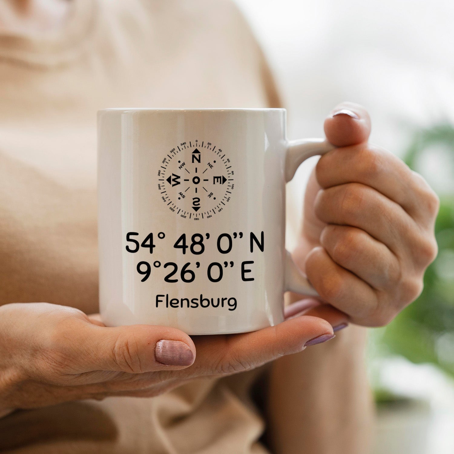 Mug Personnalisé Coordonnées