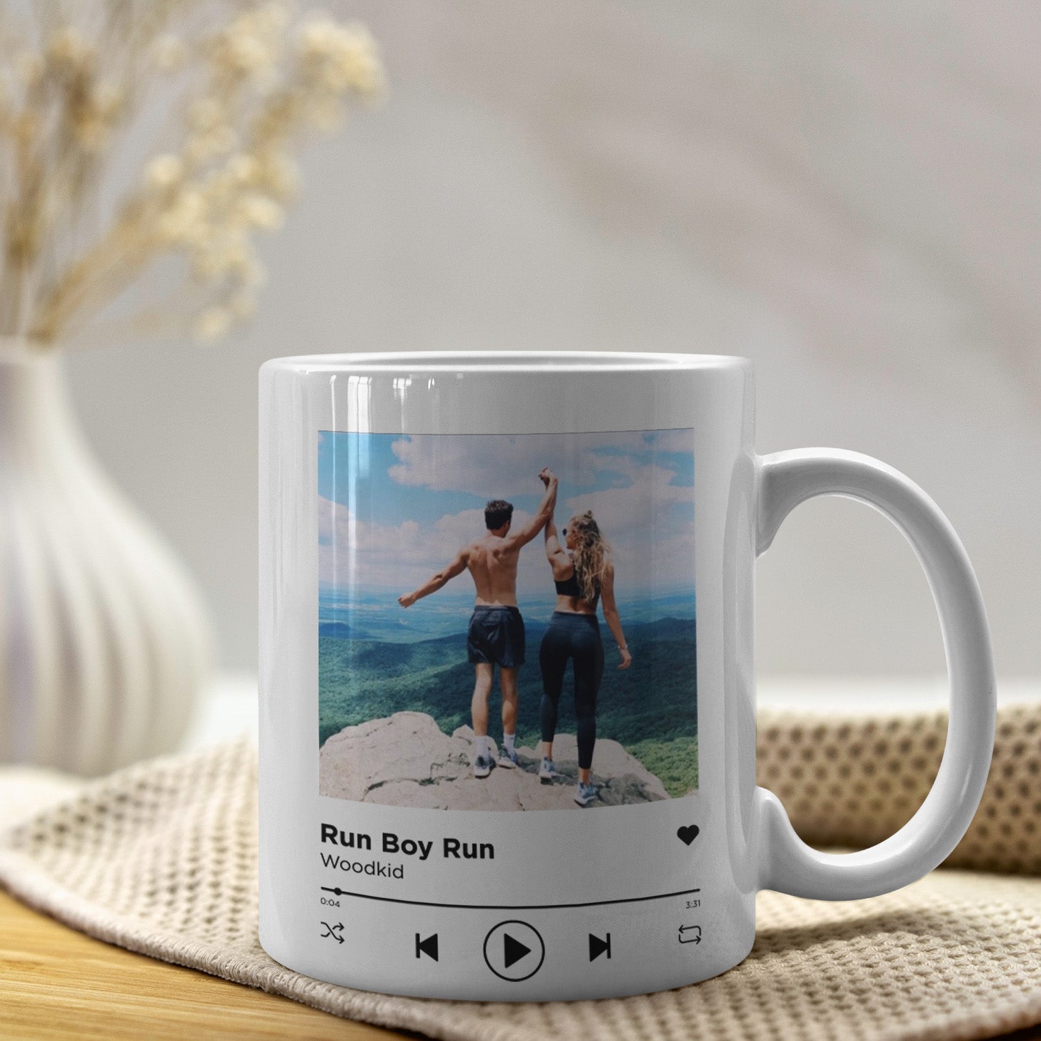 Mug Personnalisé Spotify Chanson Photo