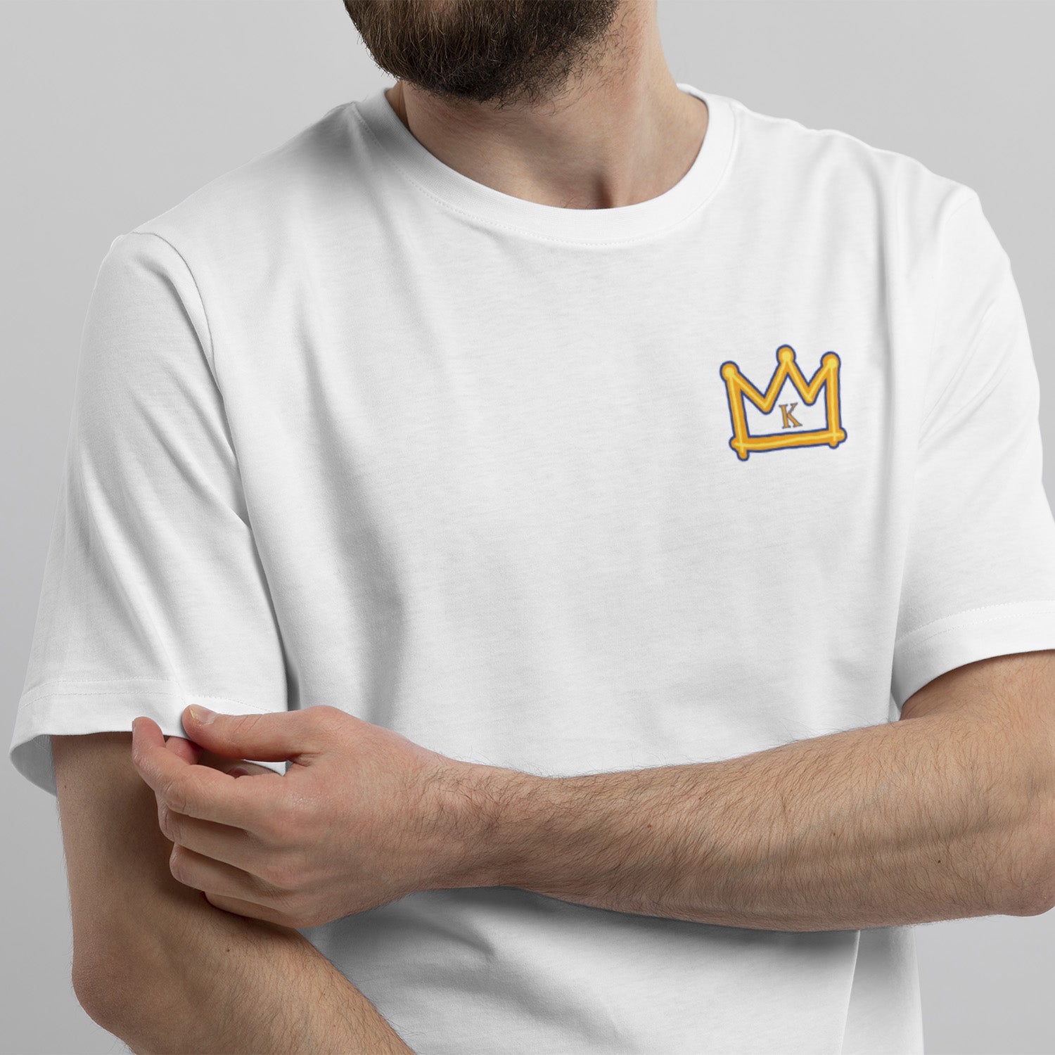 T-shirt Personnalisé Couronne Avec Initiale