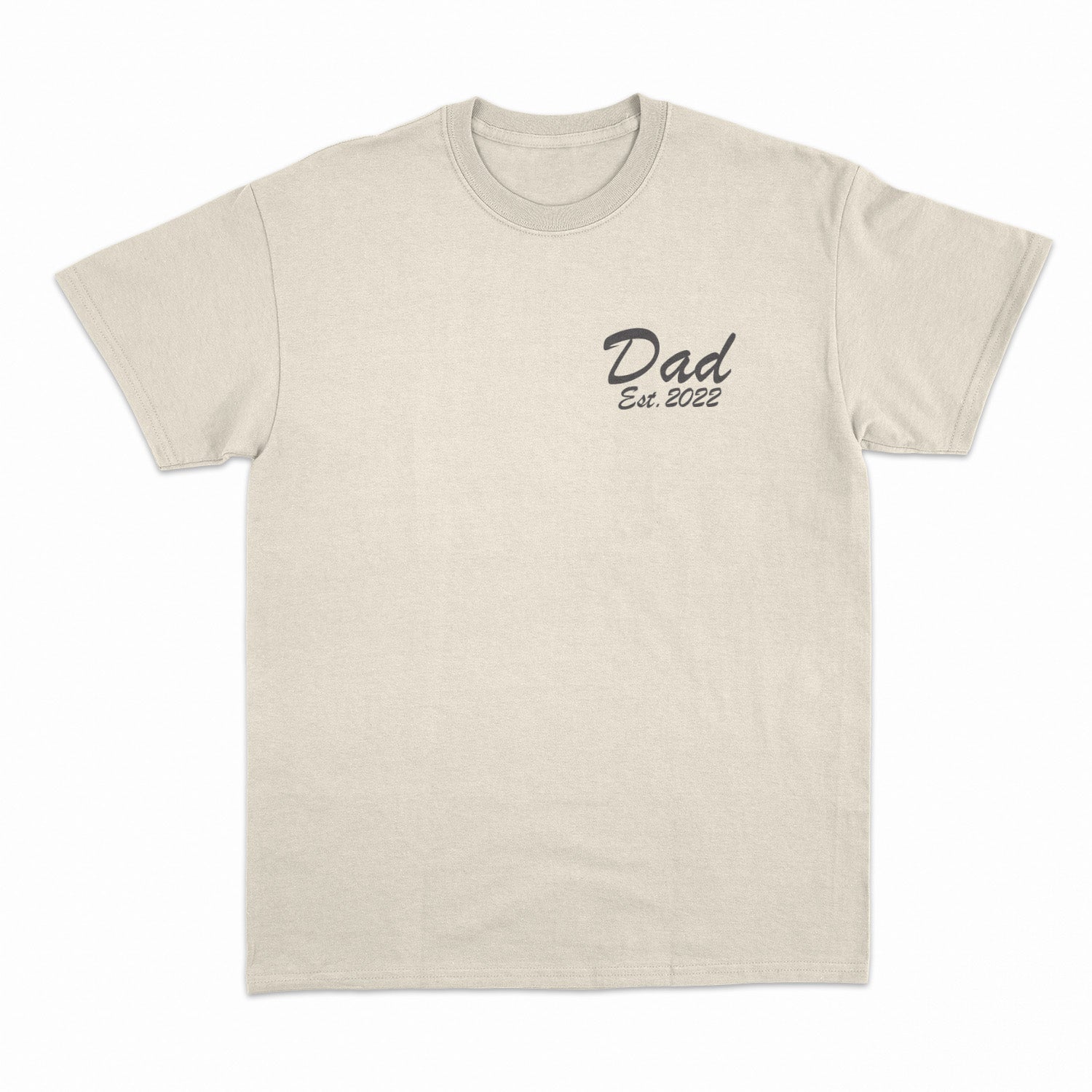 T-shirt Personnalisé Dad Avec Année De Naissance