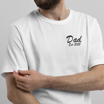 T-shirt Personnalisé Dad Avec Année De Naissance