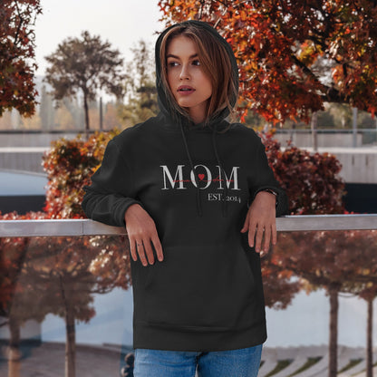 Sweat À Capuche Personnalisé Maman Depuis Avec Nom D&