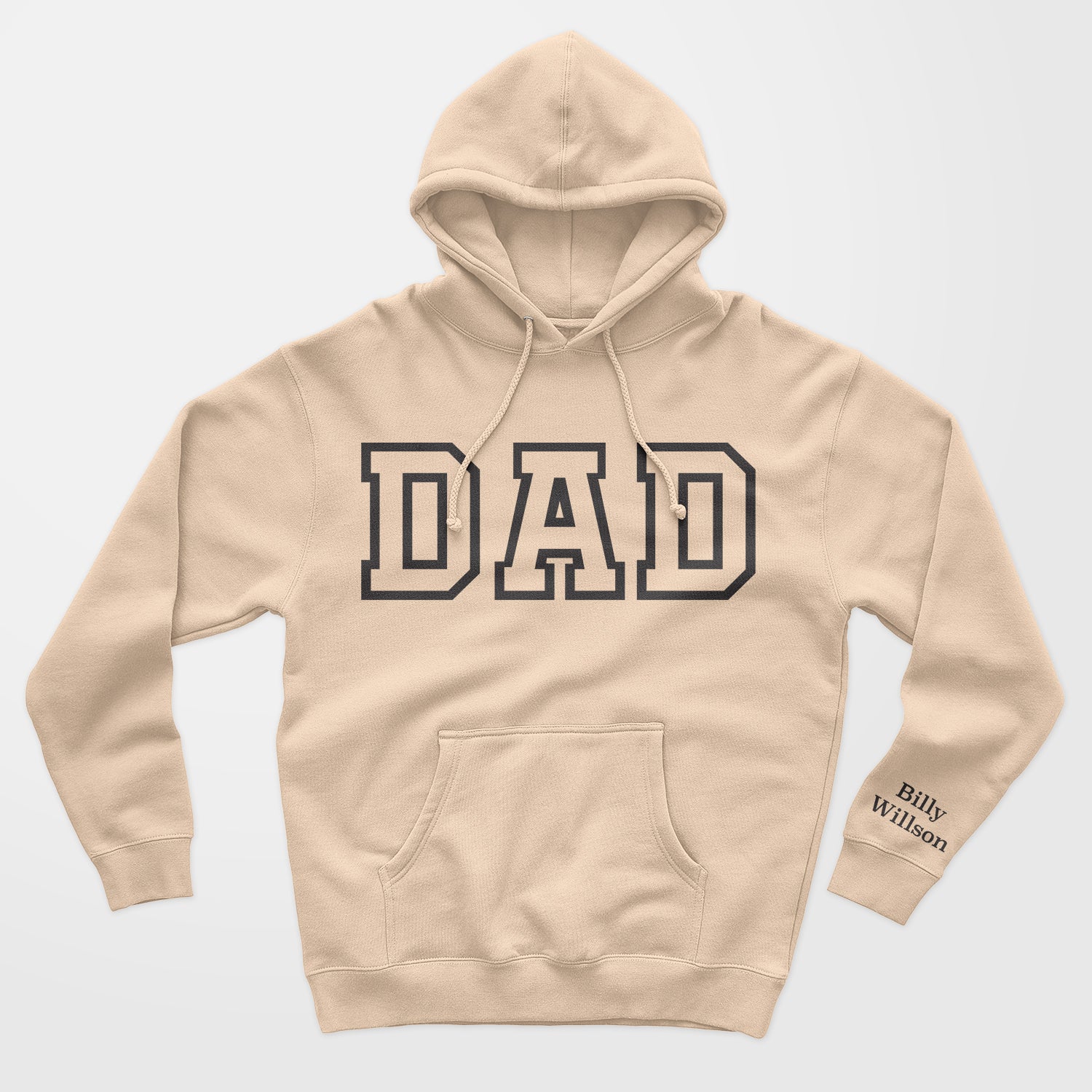 Sweat À Capuche Personnalisé Père Dad Avec Noms D&