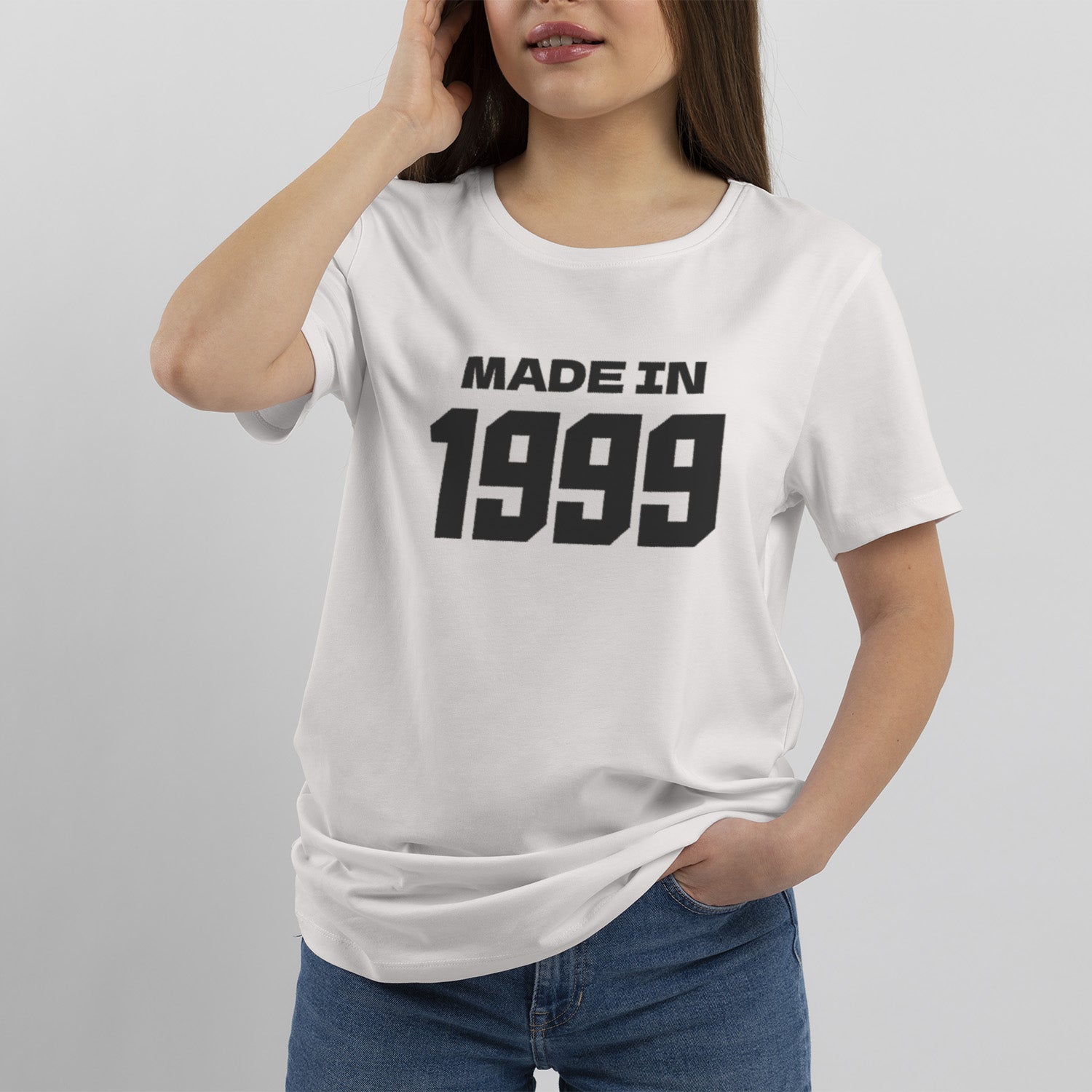 T-shirt Personnalisé Made In Avec Année De Naissance
