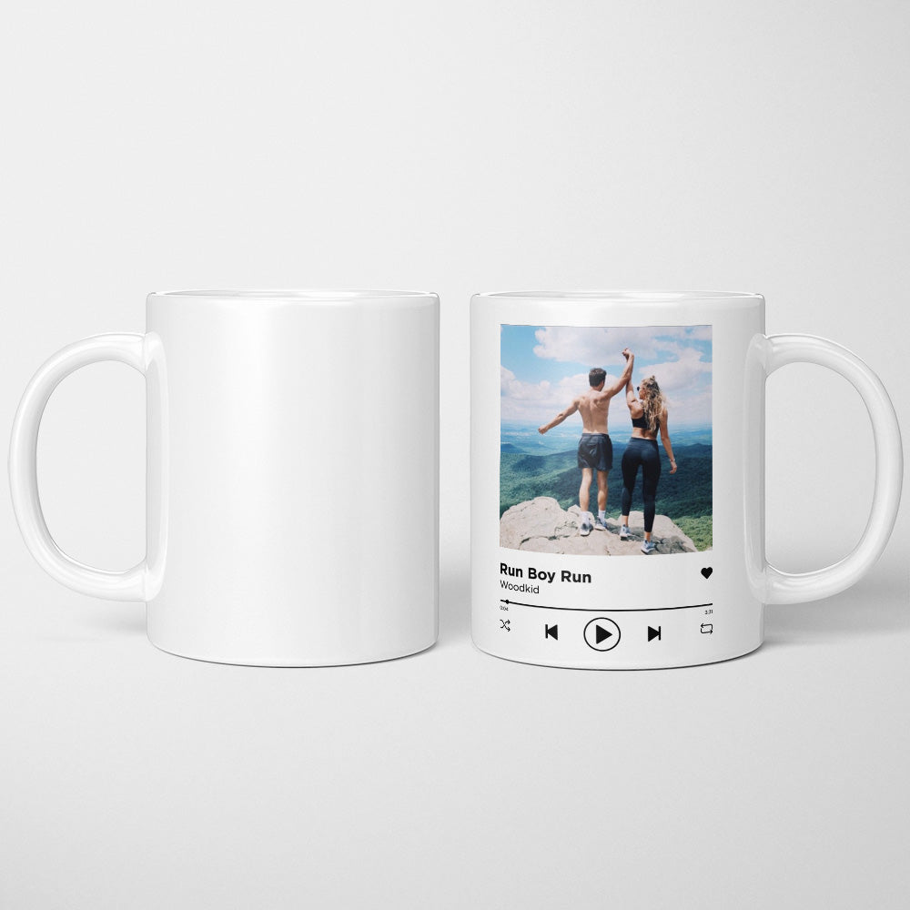 Mug Personnalisé Spotify Chanson Photo