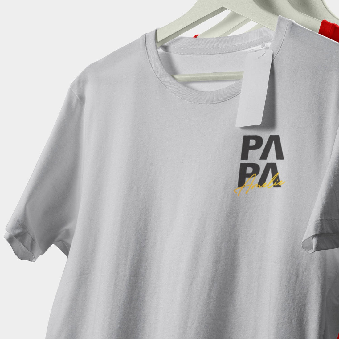 T-shirt Personnalisé Papa Avec Nom D&