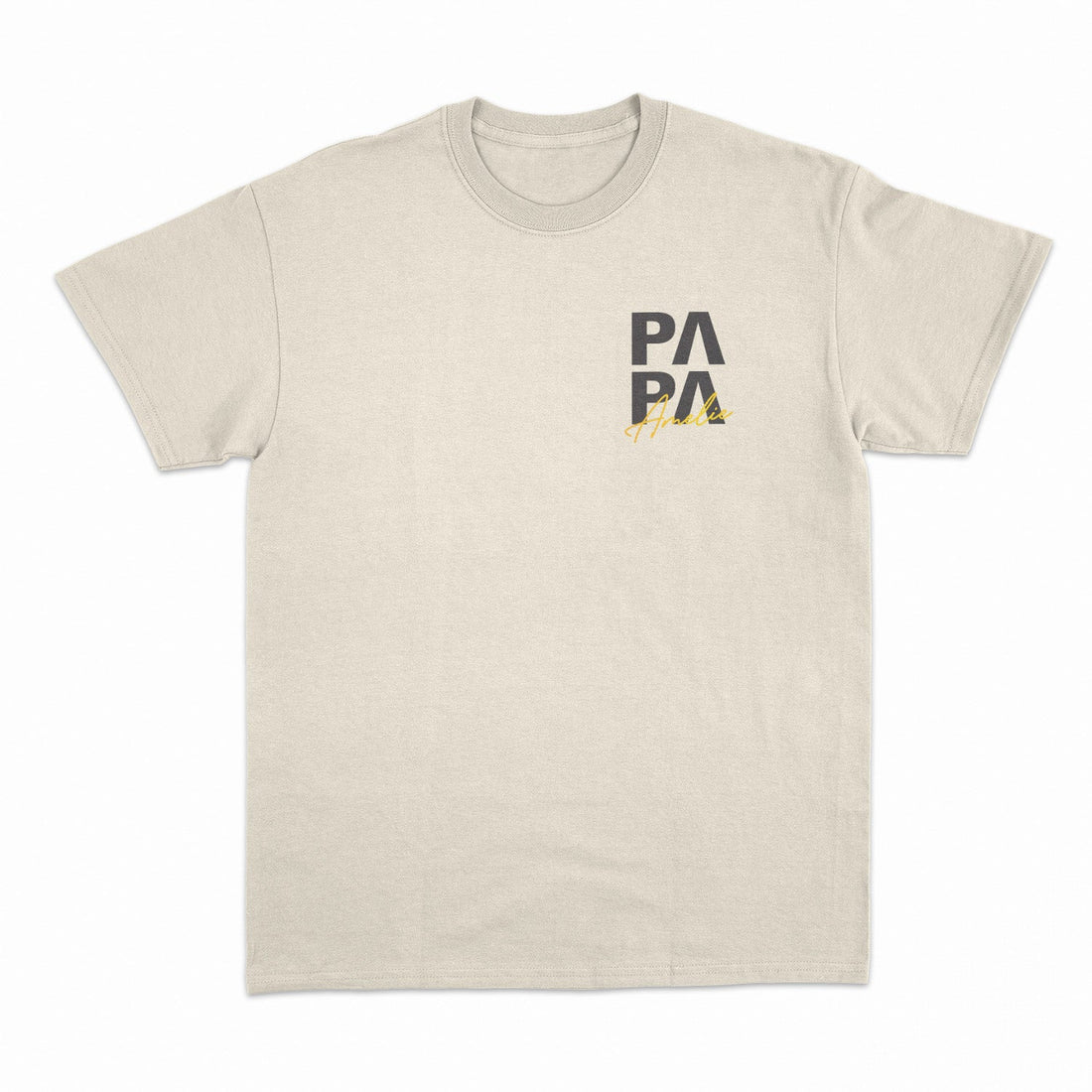 T-shirt Personnalisé Papa Avec Nom D&