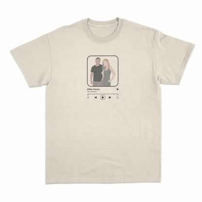 T-shirt Personnalisé Musique Chanson Spotify Avec Illustration